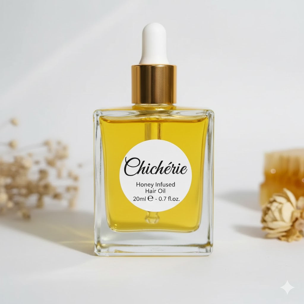 Huile capillaire infusée au miel
